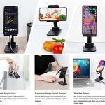 Adjustable Universal Foldable Mobile & Tablet Stand – Multi-Angle Holder
