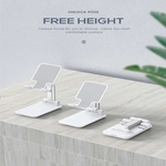 Adjustable Universal Foldable Mobile & Tablet Stand – Multi-Angle Holder