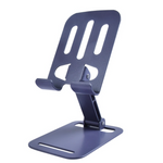 360° Rotating Metal Phone & Tablet Stand – Multi-Angle, Foldable & Universal Elegant Design