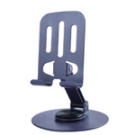 360° Rotating Metal Phone & Tablet Stand – Multi-Angle, Foldable & Universal Elegant Design