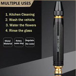 High-Quality Black Plastic Spray Nozzle for Car, Garden, and Cleaning
