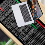 Large 30x80cm Excel Shortcut Keyboard & Mouse Pad – Non-Slip Desk Mat