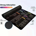 Large 30x80cm Excel Shortcut Keyboard & Mouse Pad – Non-Slip Desk Mat