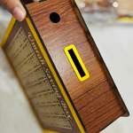 Premium Wooden Umrah Saving Box – Save PKR 210,000 in 280 Days