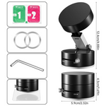 Magnetic Wireless Phone Holder with Foldable Suction Mount