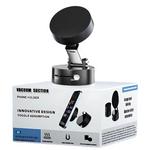 Magnetic Wireless Phone Holder with Foldable Suction Mount