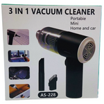 3-in-1 Portable Handheld Vacuum Cleaner, Duster & Air Blower
