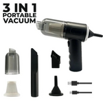 3-in-1 Portable Handheld Vacuum Cleaner, Duster & Air Blower
