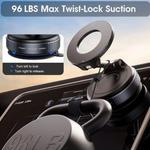 Foldable Magnetic Car Phone Holder with 360° Rotation