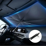 Foldable Car Sunshade with UV Protection and Heat Blocker