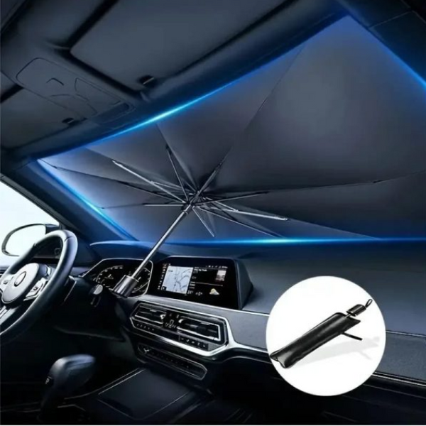 Foldable Car Sunshade with UV Protection and Heat Blocker