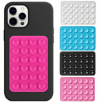 Stick & Grip Suction Cup Phone Holder | Reusable Silicone Pad (Random Color) Pack of 2