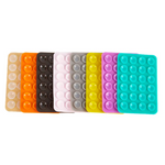 Stick & Grip Suction Cup Phone Holder | Reusable Silicone Pad (Random Color) Pack of 2