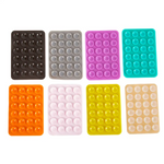 Stick & Grip Suction Cup Phone Holder | Reusable Silicone Pad (Random Color) Pack of 2